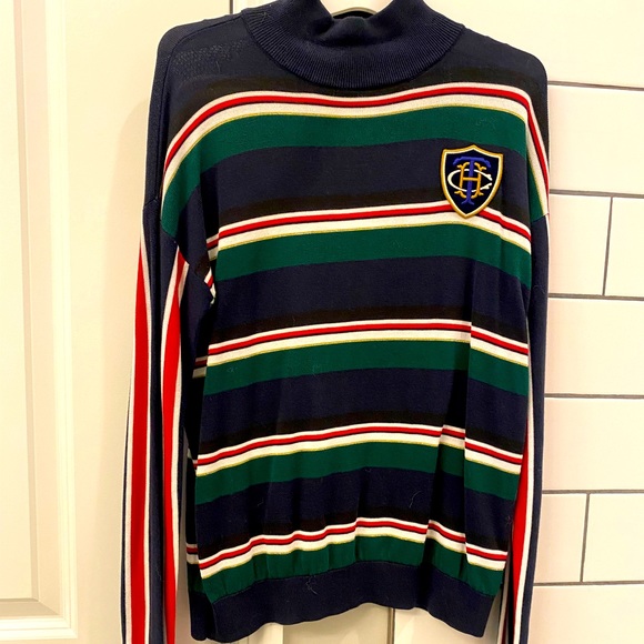 Tommy Hilfiger STRIPE MOCKNECK SWEATER - Picture 2 of 5